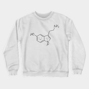 Cute Serotonin Molecule Crewneck Sweatshirt